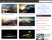 Tablet Screenshot of carwallpaperhd.info